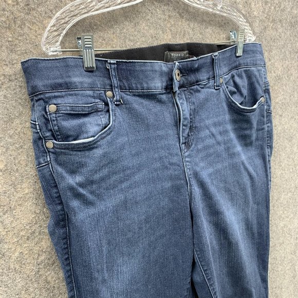 Torrid Jeans Men 18XT Adult Blue Denim Pants Bombshell Skinny Fit Outdoors - Picture 4 of 15